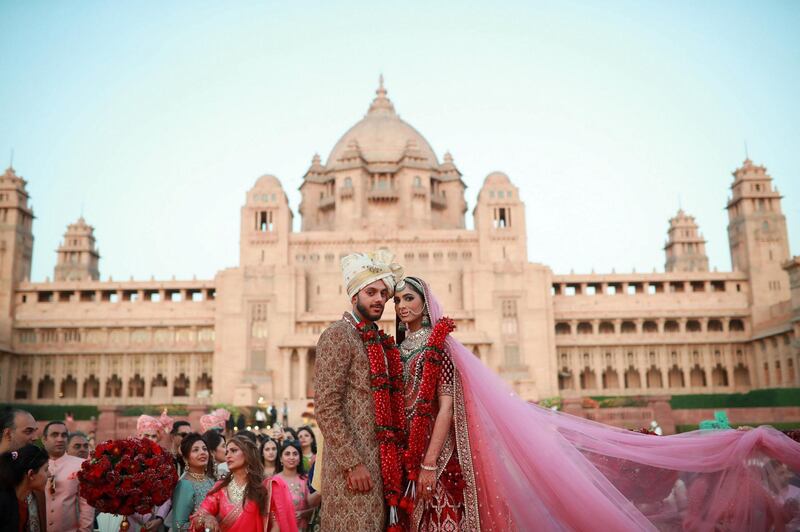 UAE batsman Chirag Suri's wedding in India went ahead as planned this month, but the celebrations have been affected by the travel restrictions related to coronavirus. Pics courtesy Chirag Suri
