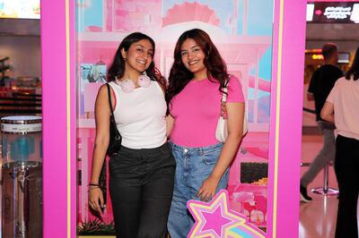 Law students Devi Shukla and Kirti Bhardwaj both enjoyed the diverse and fleshed-out characters of the film. Photo: Pawan Singh / The National