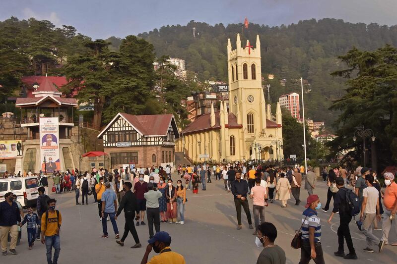 Shimla in India's Himachal Pradesh state. AFP