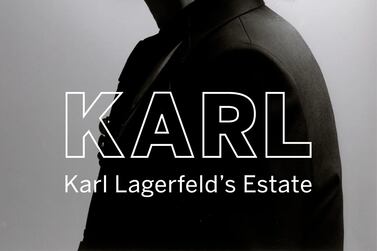 The artwork for the Karl Lagerfeld auction by Sotheby's. Photo: Sotheby's