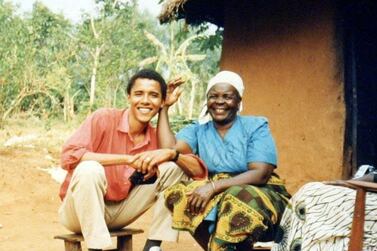 Former US President Barack Obama posted this photo of him with his grandmother Sarah on Twitter. Courtesy: @BarackObama