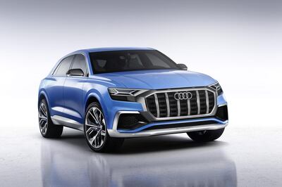 Audi's Q8 is set to take on the likes of BMW's X6. Audi