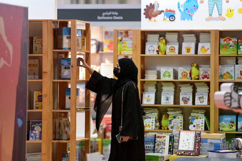 Abu Dhabi International Book Fair, at the Abu Dhabi National Exhibition Centre. Khushnum Bhandari / The National
