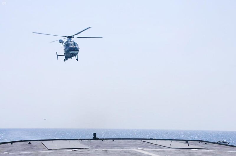 The Royal Saudi Naval Forces (RSNF) and the French Navy participated in a maritime exercise on Wednesday, March 10, 2021. SPA