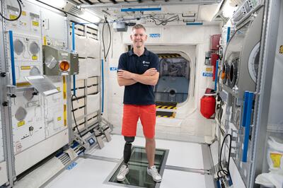 John McFall during astronaut training at the European Astronaut Centre in Cologne. Photo: ESA