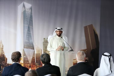 Mohammed Al Shaibani , executive director of the Investment Corporation of Dubai, said he is confident that the fund's businesses can deliver sustainable returns over the long term for the prosperity of Dubai. Pawan Singh / The National  
