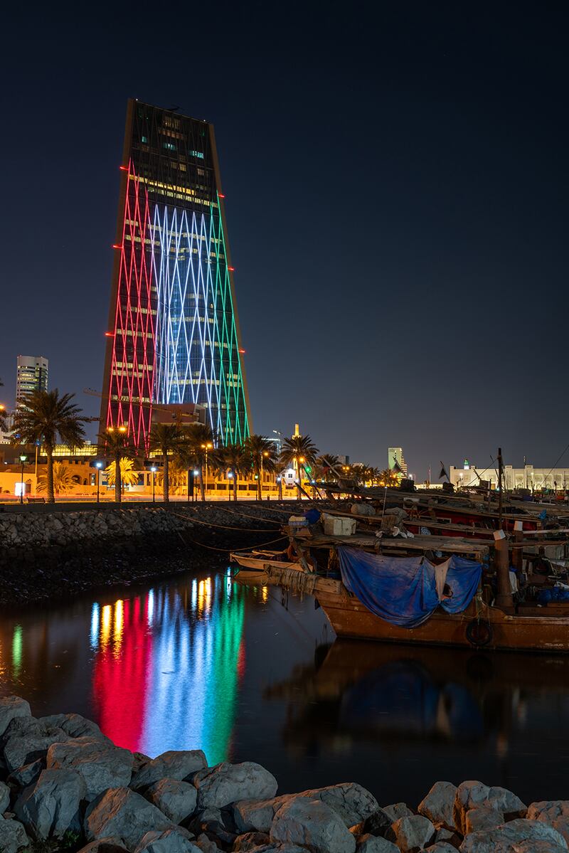 Kuwait is beautifully decorated for National Day celebrations.