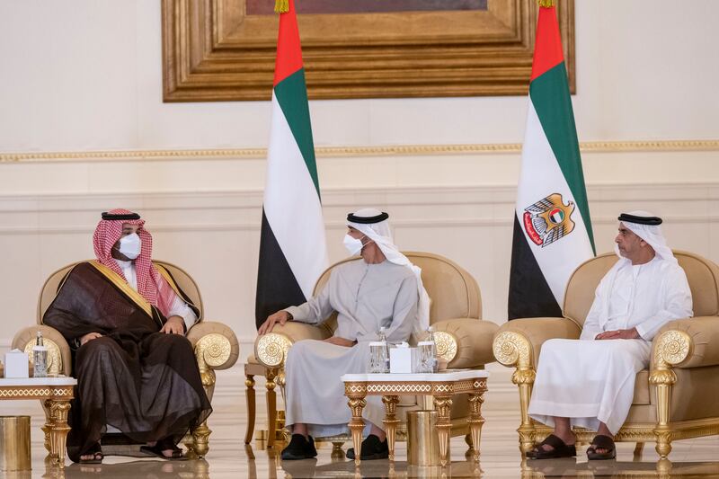 Prince Mohammed offers condolences to the President, Sheikh Mohamed, and Sheikh Saif bin Zayed, Deputy Prime Minister and Minister of the Interior. 
