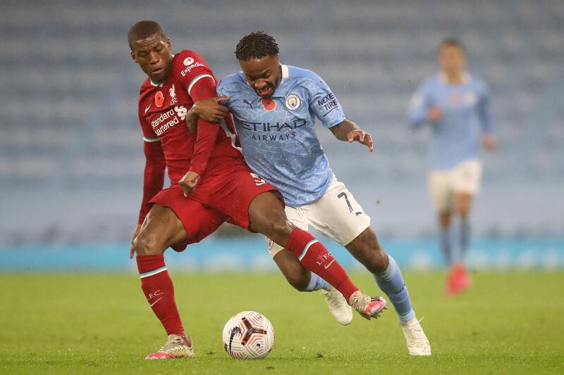 Georginio Wijnaldum - 5. Liverpool’s two-man midfield left the Dutchman with too much ground to cover. Worked manfully to deny De Bruyne space but the Belgian escaped to set up the equaliser. AP