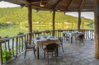The view from the resort's Khaketian restaurant. Photo: Lopota Lake Resort & Spa
