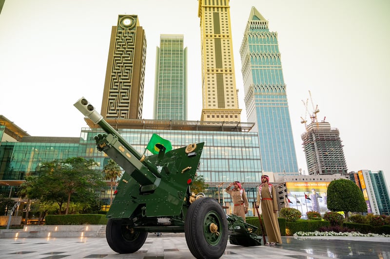 Dubai Police will manage the firing of the Eid cannons. Photo: Dubai Media Office