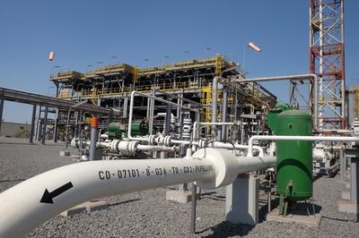 Abu Dhabi opened the Reyadah Abu Dhabi Carbon Capture Company in 2016. Delores Johnson / The National
