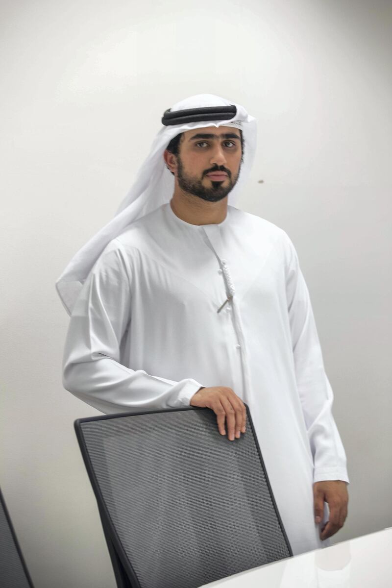 ABU DHABI, UNITED ARAB EMIRATES. 09 SEPTEMBER 2020. Exclusive tour of the new, soon to be opened,  satellite assembly facility at NSSTC, UAE University in Al Ain. Mechanical Engineer Abdulla Al Dhaheri. (Photo: Antonie Robertson/The National) Journalist: Sarwat Nasir. Section: National.