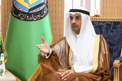 Nayef Falah Al Hajraf, departing Secretary General of the GCC. EPA