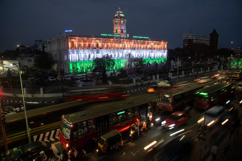 The celebrations commemorate the adoption of the constitution on January 26, 1950.  EPA