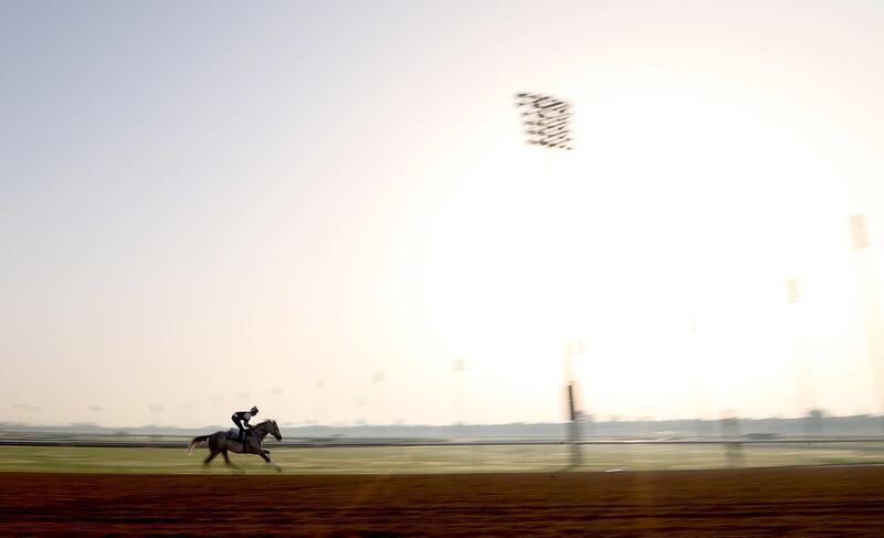 A jockey rides Hajres from France. EPA