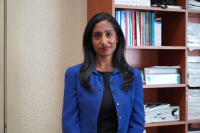 Defence Attorney Alka Pradhan, who represents Ammar al Baluchi one of the '9/11 five' who are accused of helping the hijackers in the September 11, 2001 terror attacks, poses for a photo at Guantanamo Bay, Cuba. Willy Lowry / The National