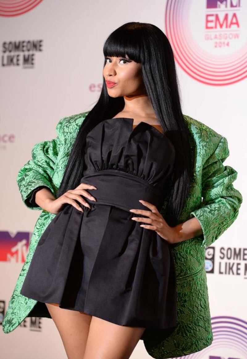 Nicki Minaj will be playing at a brand new venue in Dubai on March 25. AFP photo 