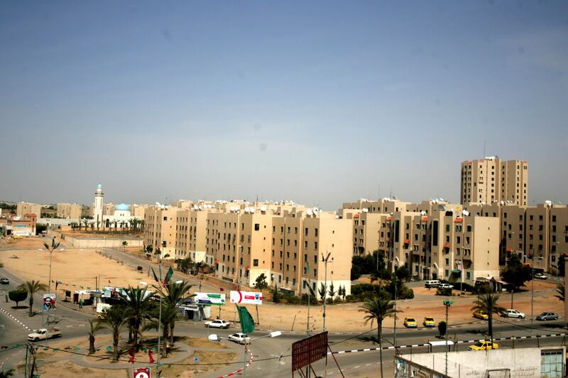 Caption Views of Sheikh Zayed City, Gaza.  Credit: Eyad Baba for The National