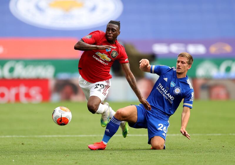 Aaron Wan-Bissaka - 6: Defensively fine but final ball needs to improve. Getty