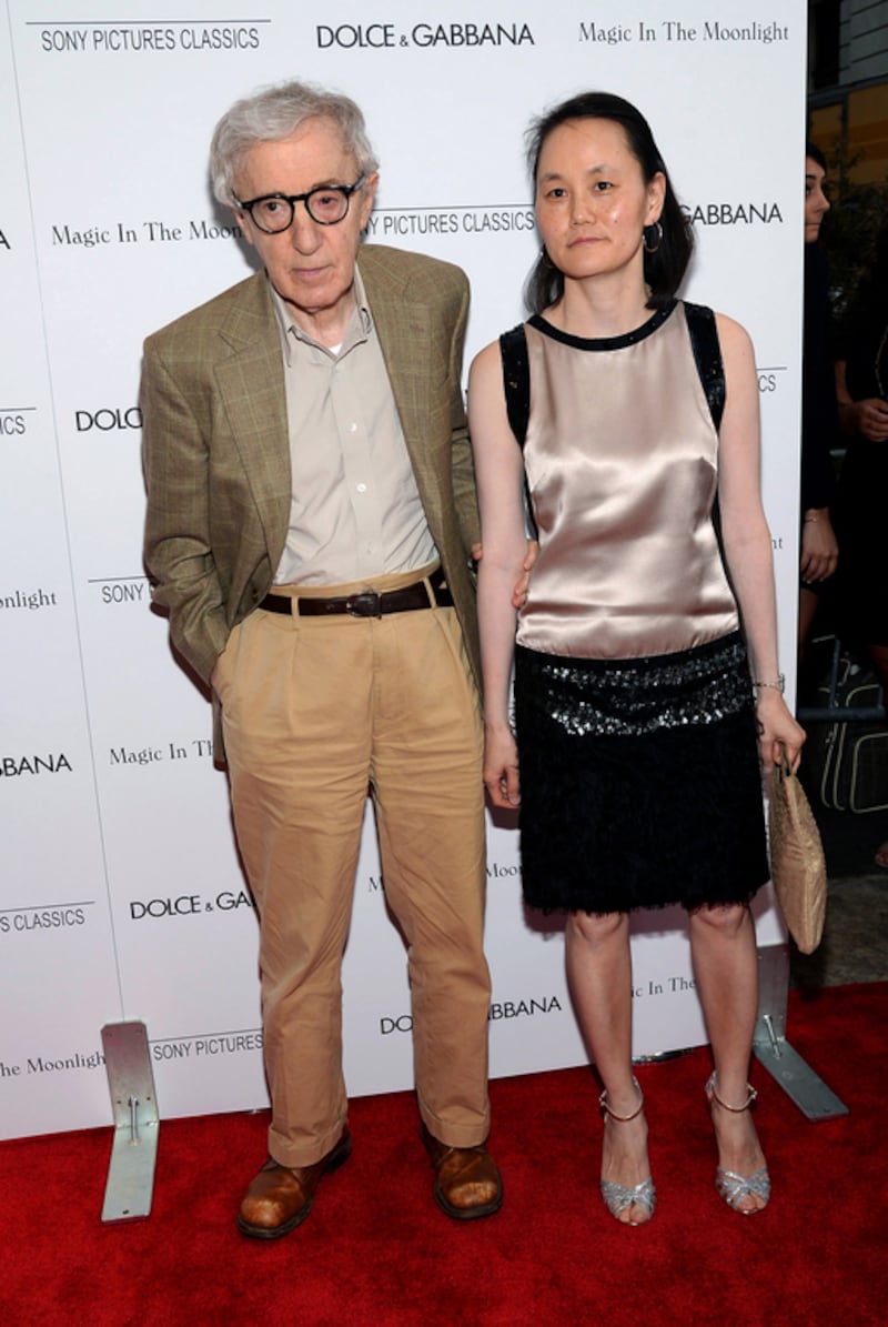 Allen and wife Soon-Yi Previn at the premiere of 'Magic in the Moonlight' (2014) in New York. Invision / AP 