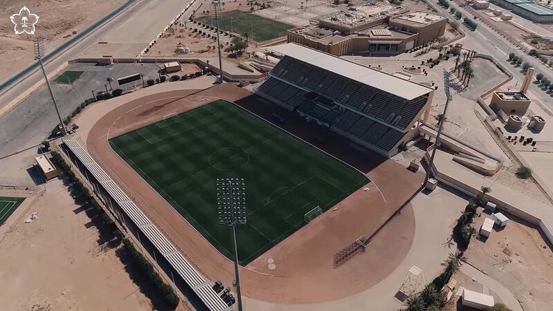 Al Majmaah Sports City in Al Majmaah. 
Team: Al Fayha
Capacity: 7,000
Photo: Ministry of Sport