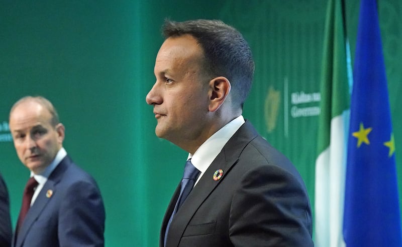 Fine Gael leader Leo Varadkar, right, will become Taoiseach of Ireland on Saturday, while Fianna Fail leader Micheal Martin, left, will become Tanaiste (deputy leader). PA
