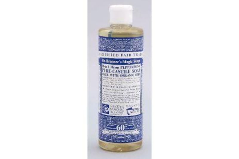 Dr Bronner's Magic Soaps 18-in-1 Hemp Peppermint Pure-Castile Soap.