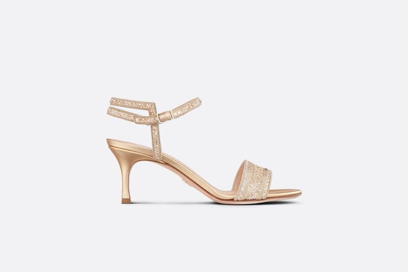 Dway sandal, Dh7,500, Or collection, Dior. Photo: Dior