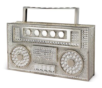 A Judith Leiber Disco Boombox Handbag. Courtesy Sotheby's