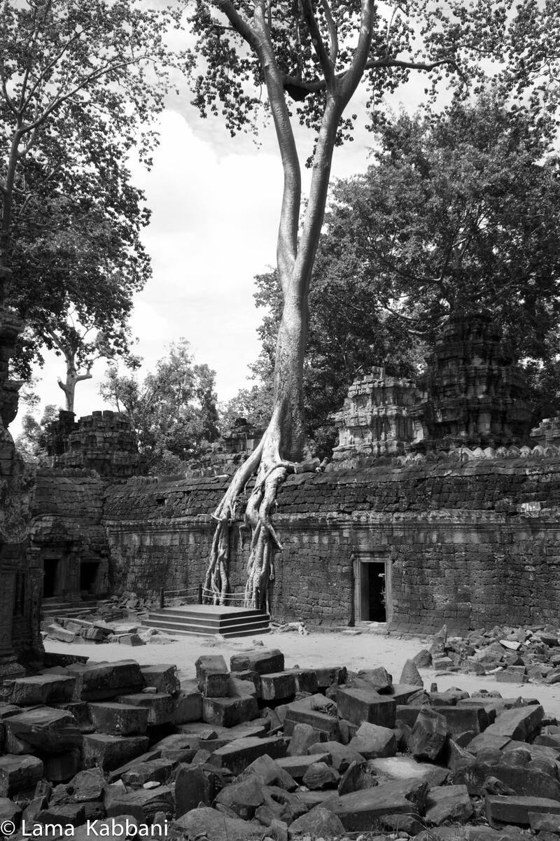 Kouk Dong part in Angkor Wat, Cambodia 2010  This part of Angkor Wat is famous for the Tomb raider movie