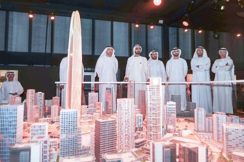Sheikh Mohammed bin Rashid Al Maktoum, Vice President and Prime Minister of the UAE and Ruler of Dubai, inaugurated Burj Jumeira, the new tower set to be built in the Al Sufouh neighbourhood of Dubai, on January 31, 2019. Wam