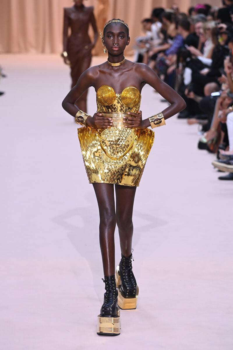 The Jean Paul Gaultier haute couture autumn/winter 2022-2023 show as part of Paris Fashion Week.