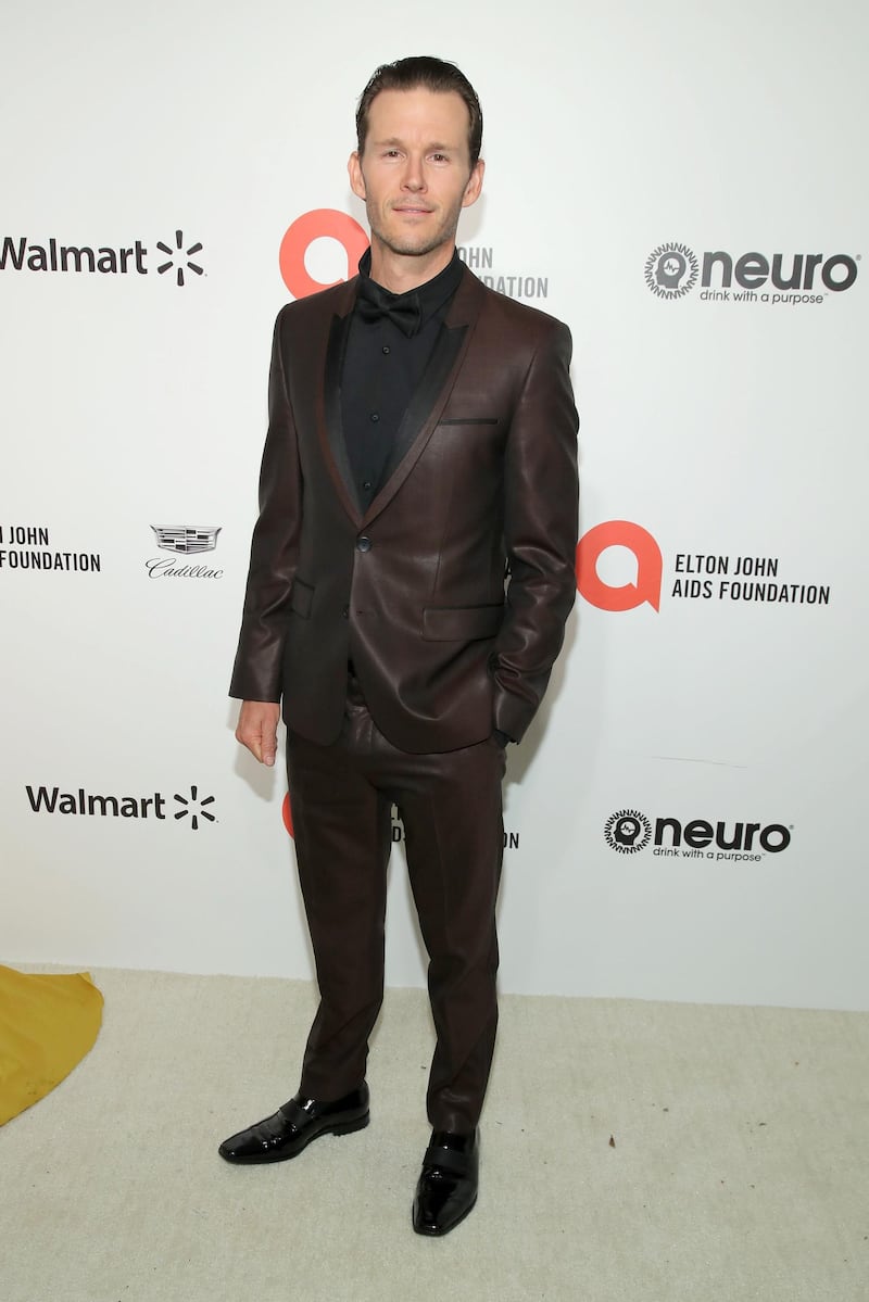 Ryan Kwanten arrives at the 2020 Elton John Aids Foundation Oscar Viewing Party on February 9, 2020, in California. AFP