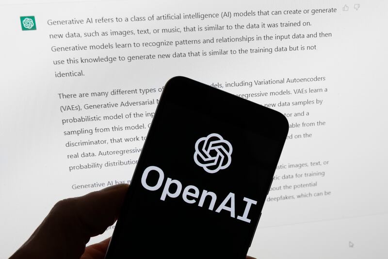 OpenAI's ChatGPT has brought the use of artificial intelligence into the spotlight. AP