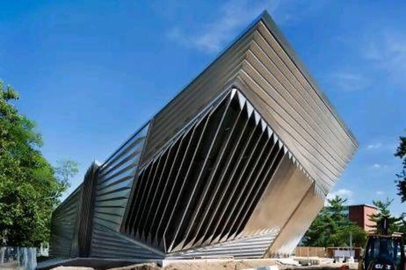 The Eli and Edythe Broad Art Museum at Michigan State University "clearly announces the university's desire to be firmly planted in this new century, and in the next century," says Michael Rush, the museum's new director. Courtesy Paul Warchol