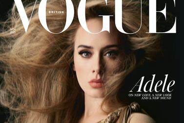 Adele on the cover of British Vogue.