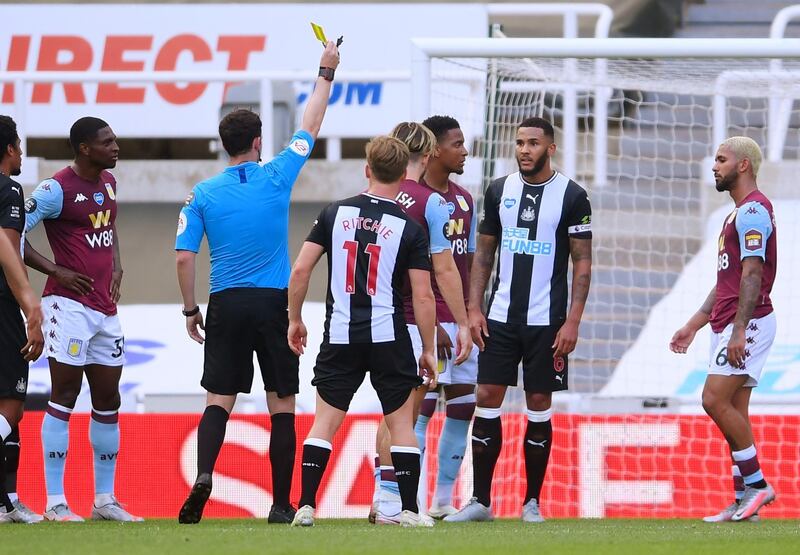 Jamaal Lascelles - 6: Looked uncomfortable as Villa piled on pressure near the end. Booked in second half. Reuters