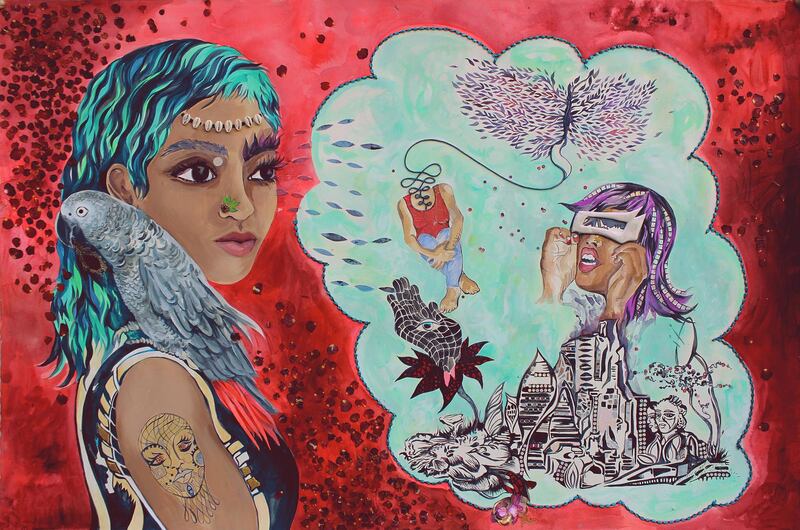 'Prophecy' by Chitra Ganesh. Courtesy Gallery Espace and the artist 