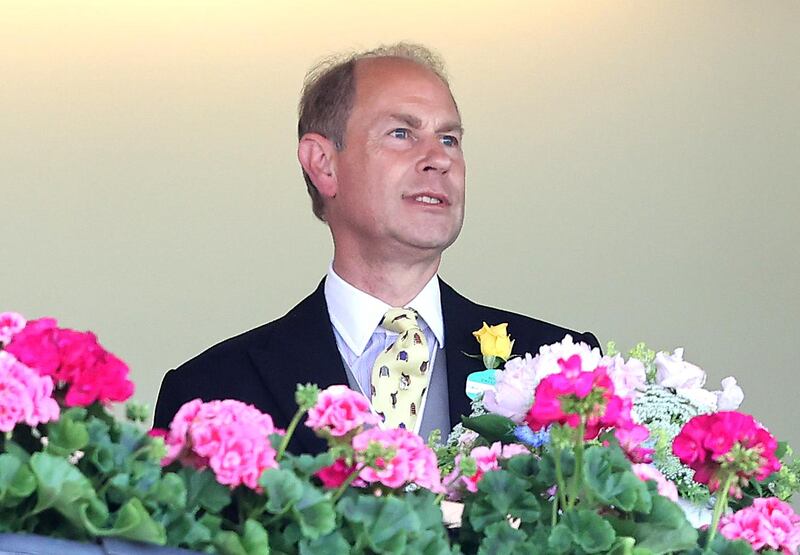 Prince Edward, Earl of Wessex during Royal Ascot 2021 at Ascot Racecourse on June 15, 2021 in Ascot, England. Getty Images