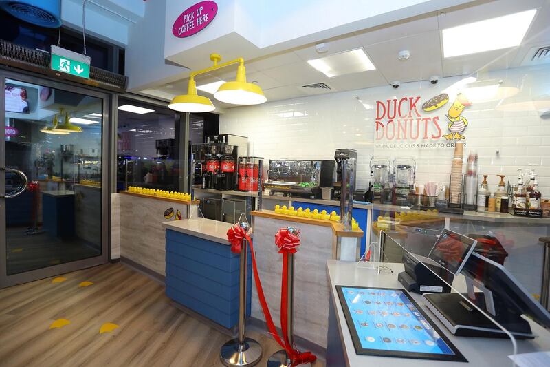 Duck Donuts has opened its first international outlet in Dubai Marina. Courtesy Duck Donuts