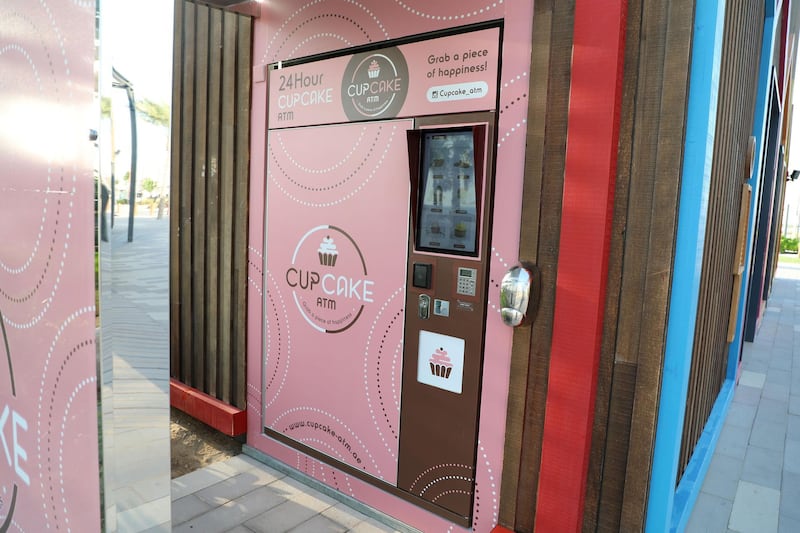 The Cupcake ATM on Hudayriyat Island is open 24 hours a day.