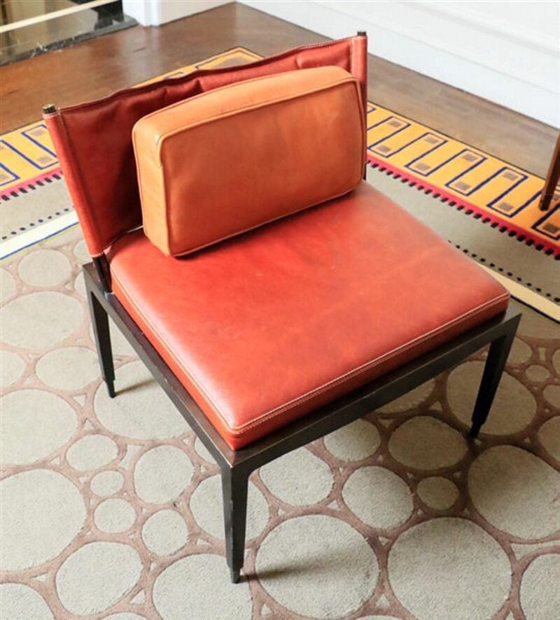 Italian Decca Chair from Elizabeth Taylor's suite with a reserve price of $135.