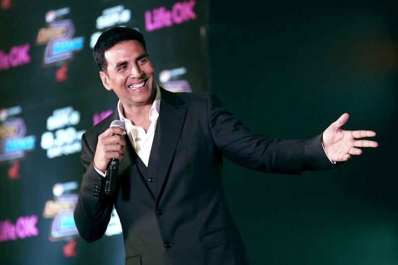 Indian Bollywood actor Akshay Kumar is on the Forbes list lof highest paid actors. Money Sharma / EPA