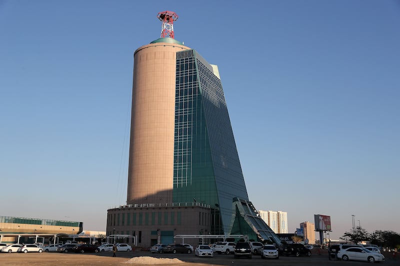 Etisalat tower is one of the most recognised buildings in the emirate. 