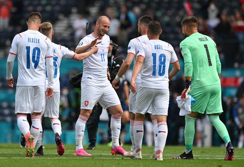 Michael Krmencik (Schick, 87) N/A - Replaced Schick and provided energy upfront to maintain some form of press in the final stage of the game. Reuters