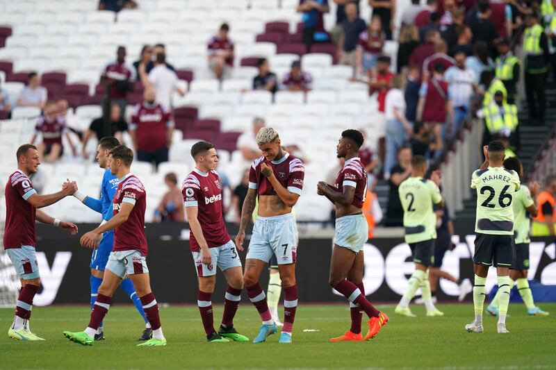 Said Benrahma – 3 Came on for Lanzini, but his crossing was poor throughout. Has been linked away with a move, and it may be for the best for all parties if a transfer materialises.  
PA