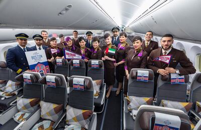 Etihad Airways' cabin crew are the best in the world, according to this year's Business Traveller Awards. Photo: Etihad