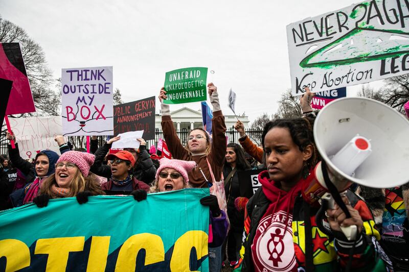 Sunday marked the 50th anniversary of the US Supreme Court's Roe v  Wade ruling that legalised abortion across the US. Bloomberg 