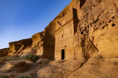 The tourist site of AlUla. The number of visitors to GCC countries reached 39.8 million in 2022. AFP